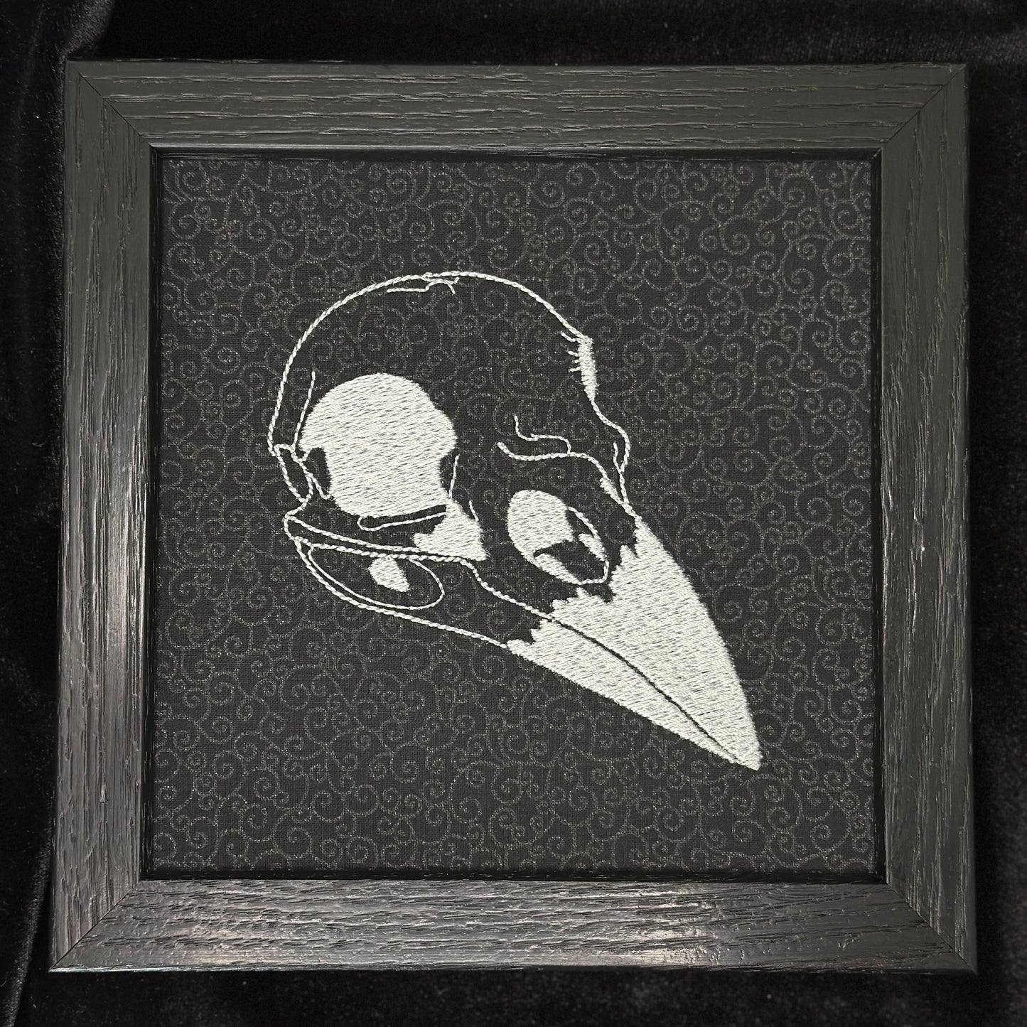 Raven Skull | 6x6in