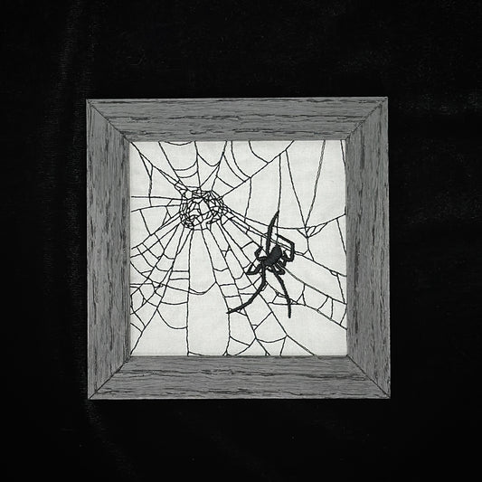 Spider in Web | 4x4in